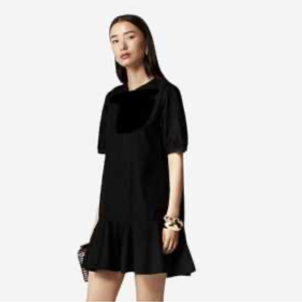 Camille & Co Black Boho Linen Italy Bohemian Casual Dress Small Women’s